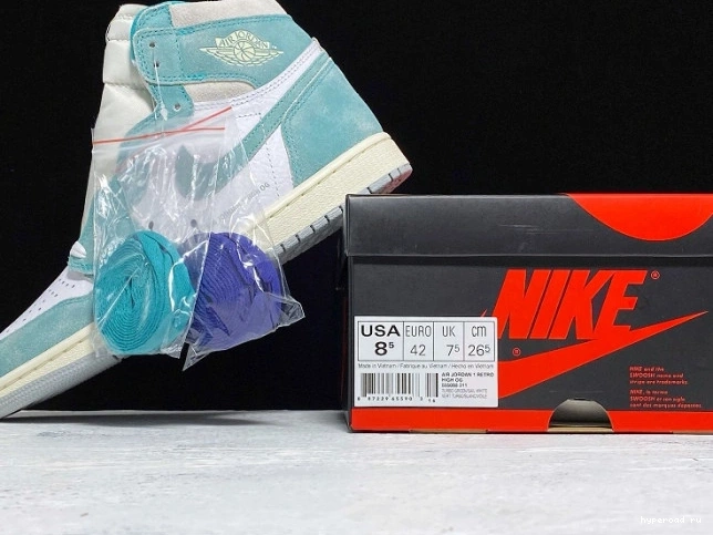 OG Jordan Retro High 1 Air 555088-311 Green Turbo 0727